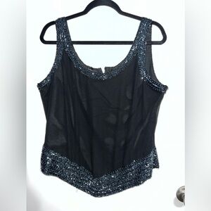 Dressy beaded top. (NEW YEARS🍾🥂ready)